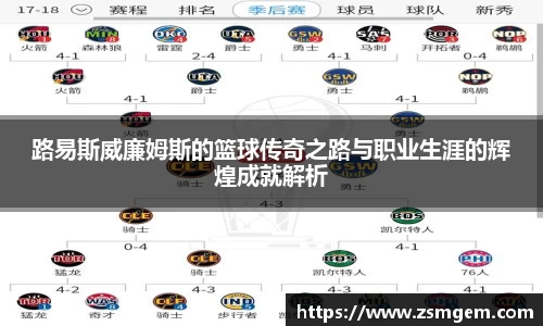 路易斯威廉姆斯的篮球传奇之路与职业生涯的辉煌成就解析