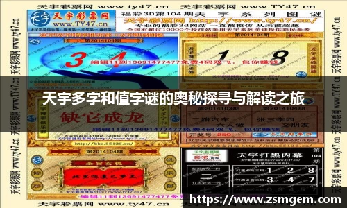 天宇多字和值字谜的奥秘探寻与解读之旅